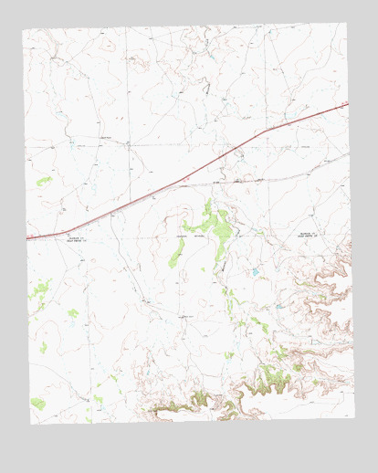 Moser Ranch, TX USGS Topographic Map