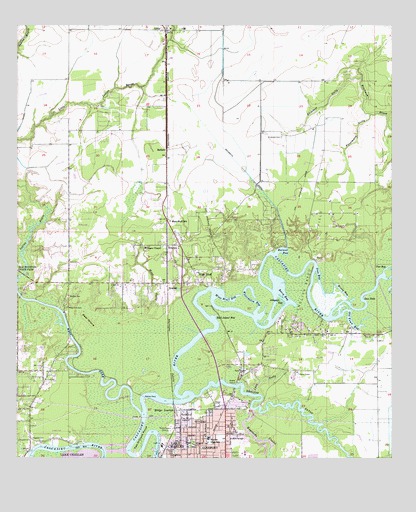 Moss Bluff La Map Moss Bluff, La Topographic Map - Topoquest