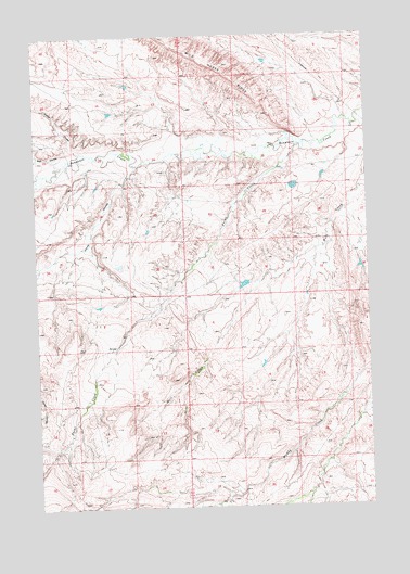 Mott Creek, MT USGS Topographic Map