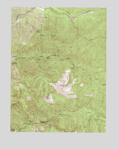 Mount Aire, UT USGS Topographic Map