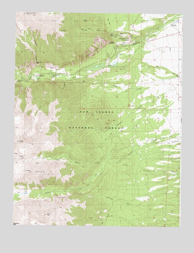 Mount Antero, CO USGS Topographic Map