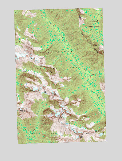 Mount Arriva, WA USGS Topographic Map