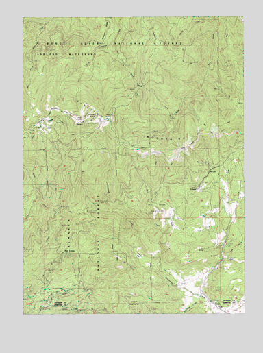 Mount Ashland, OR USGS Topographic Map