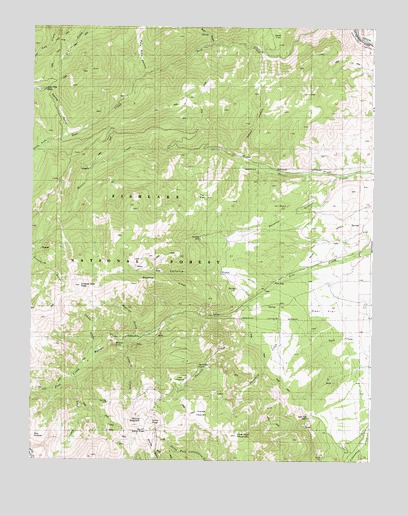 Mount Brigham, UT USGS Topographic Map