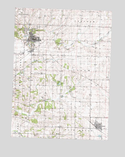 Mount Carroll, IL USGS Topographic Map