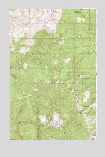 Mount Casey, ID USGS Topographic Map
