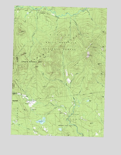 Mount Chocorua, NH USGS Topographic Map