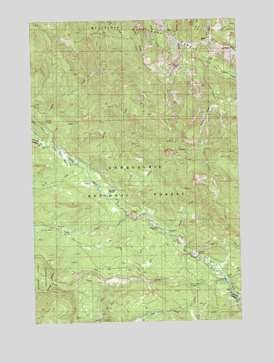 Mount Clifty, WA USGS Topographic Map