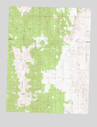 Mount Como, NV USGS Topographic Map