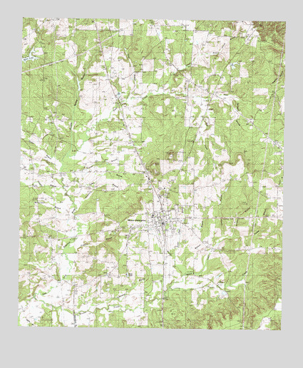 Mount Enterprise, TX USGS Topographic Map