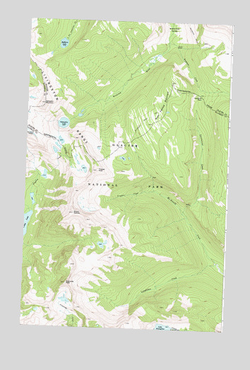 Mount Geduhn, MT USGS Topographic Map