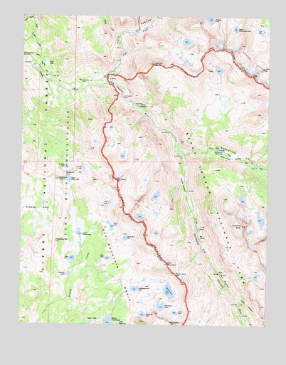 Mount Henry, CA USGS Topographic Map
