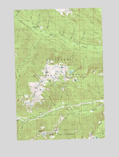 Mount Howard, WA USGS Topographic Map