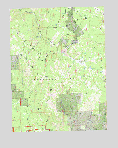 Mount Ingalls, CA USGS Topographic Map