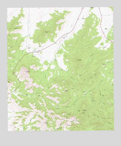 Mount Livermore, TX USGS Topographic Map