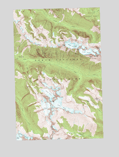 Mount Logan, WA USGS Topographic Map