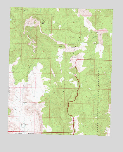 Mount Logan, AZ USGS Topographic Map