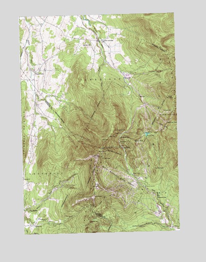 Mount Mansfield, VT USGS Topographic Map