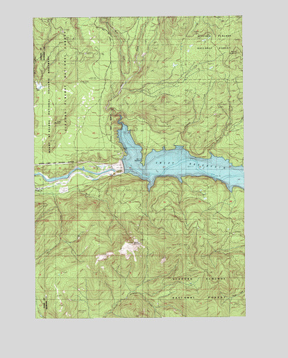 Mount Mitchell, WA USGS Topographic Map