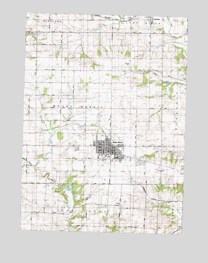 Mount Morris, IL USGS Topographic Map
