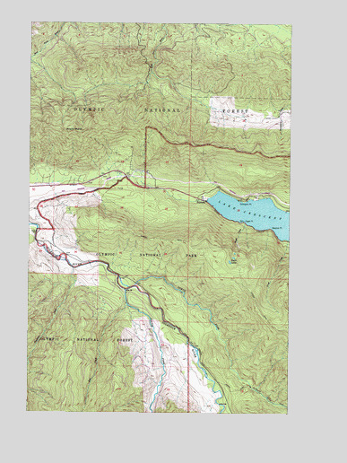 Mount Muller, WA USGS Topographic Map