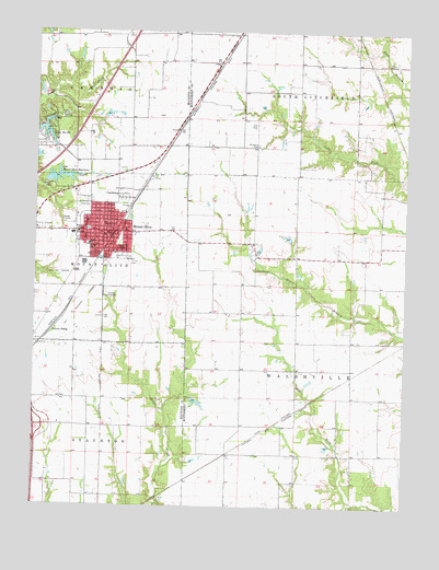 Mount Olive, IL USGS Topographic Map
