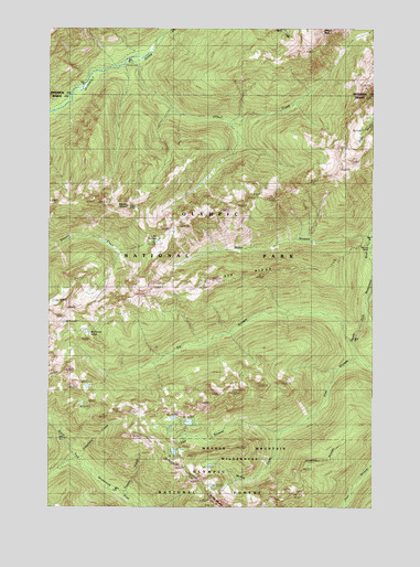 Mount Olson, WA USGS Topographic Map