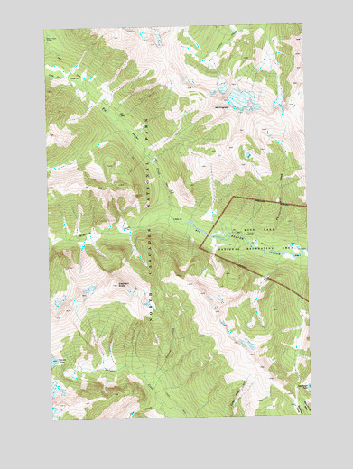 Mount Prophet, WA USGS Topographic Map