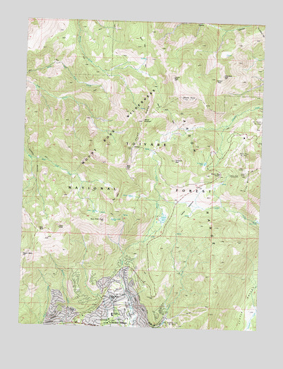 Mount Rose, NV USGS Topographic Map