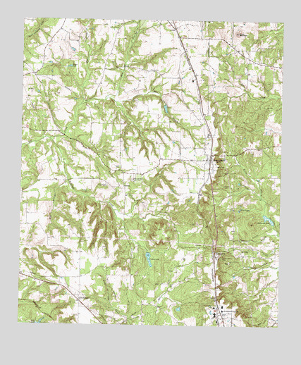 Mount Selman, TX USGS Topographic Map
