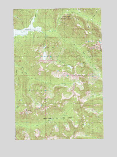 Mount Stickney, WA USGS Topographic Map