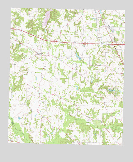 Mount Sylvan, TX USGS Topographic Map