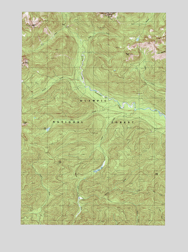Mount Tebo, WA USGS Topographic Map