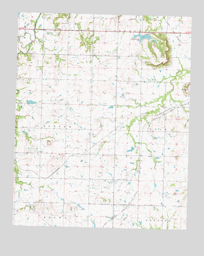 Beland, OK USGS Topographic Map