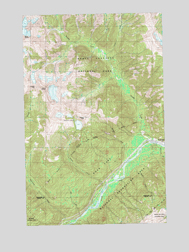 Mount Triumph, WA USGS Topographic Map