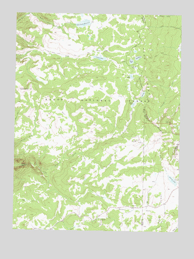 Mount Werner, CO USGS Topographic Map