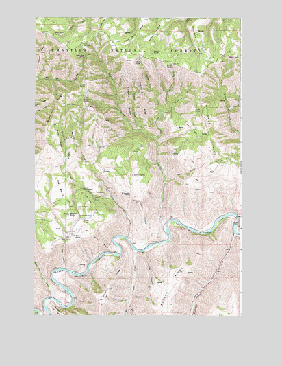 Mountain View, WA USGS Topographic Map