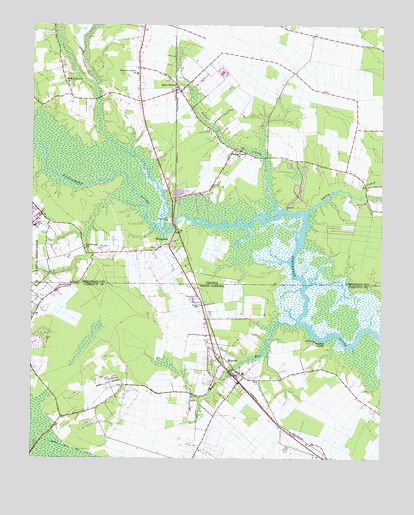 Moyock, NC USGS Topographic Map