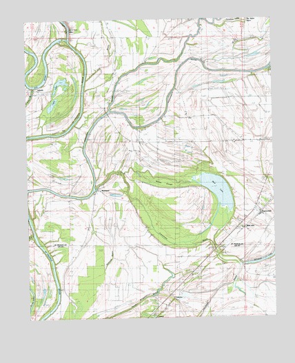 Mud Lake, AR USGS Topographic Map