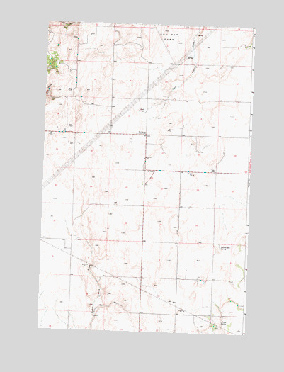 Mud Spring, WA USGS Topographic Map