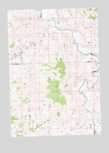 Muddy Ranch, OR USGS Topographic Map