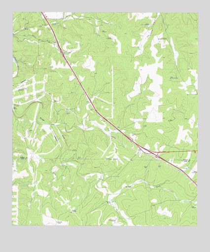 Mudge Draw, TX USGS Topographic Map