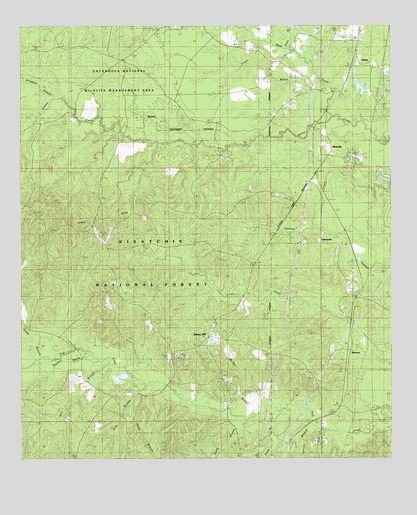 Mudville, LA USGS Topographic Map
