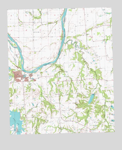 Mulberry, TX USGS Topographic Map