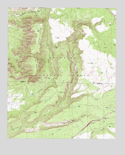 Munds Mountain, AZ USGS Topographic Map