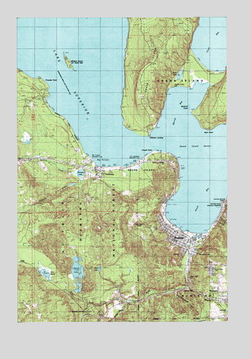 Munising, MI USGS Topographic Map