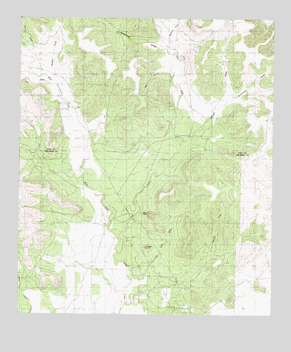 Murph Draw, TX USGS Topographic Map
