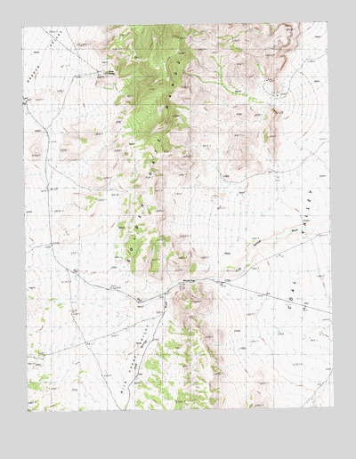 Murphy Gap, NV USGS Topographic Map