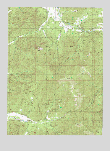 Murphy Mountain, OR USGS Topographic Map