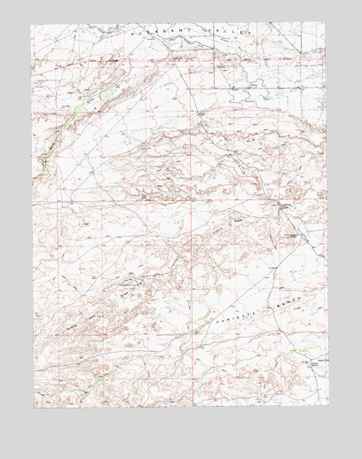 Myton SE, UT USGS Topographic Map